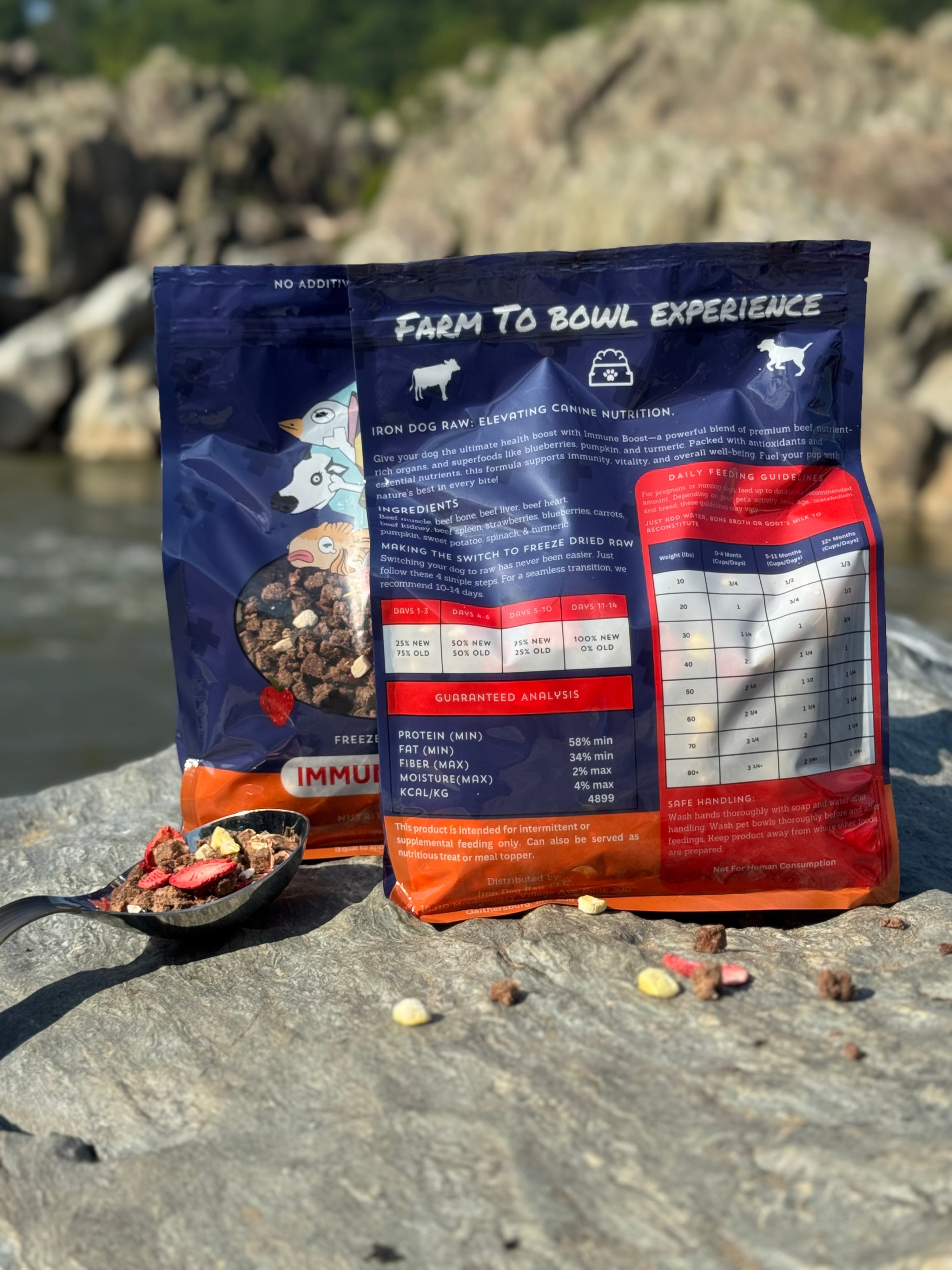 Freeze Dried Raw Dog Food - Immune Boost (Small Batch)