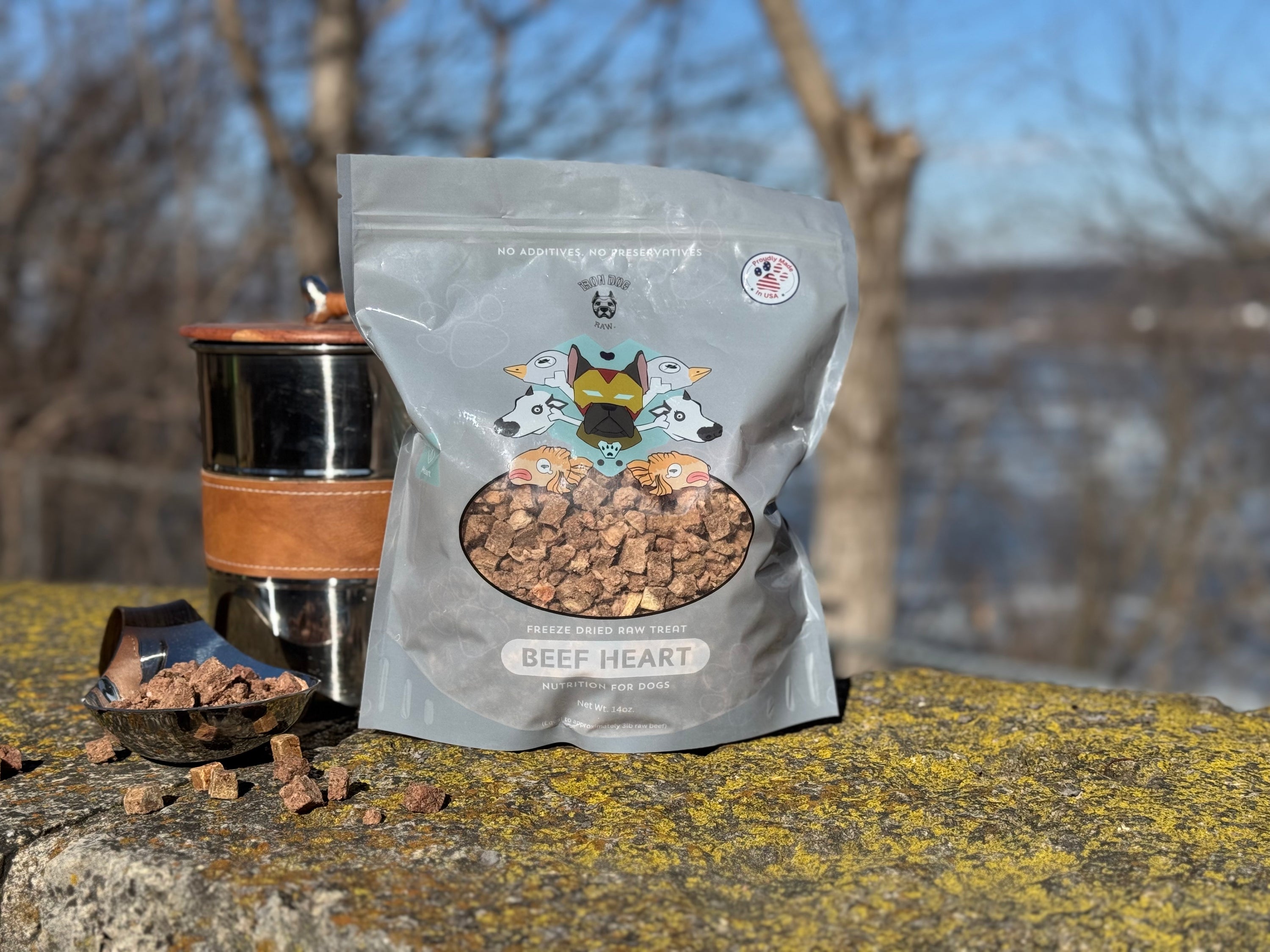 Freeze Dried Raw Treats-Beef Hearts