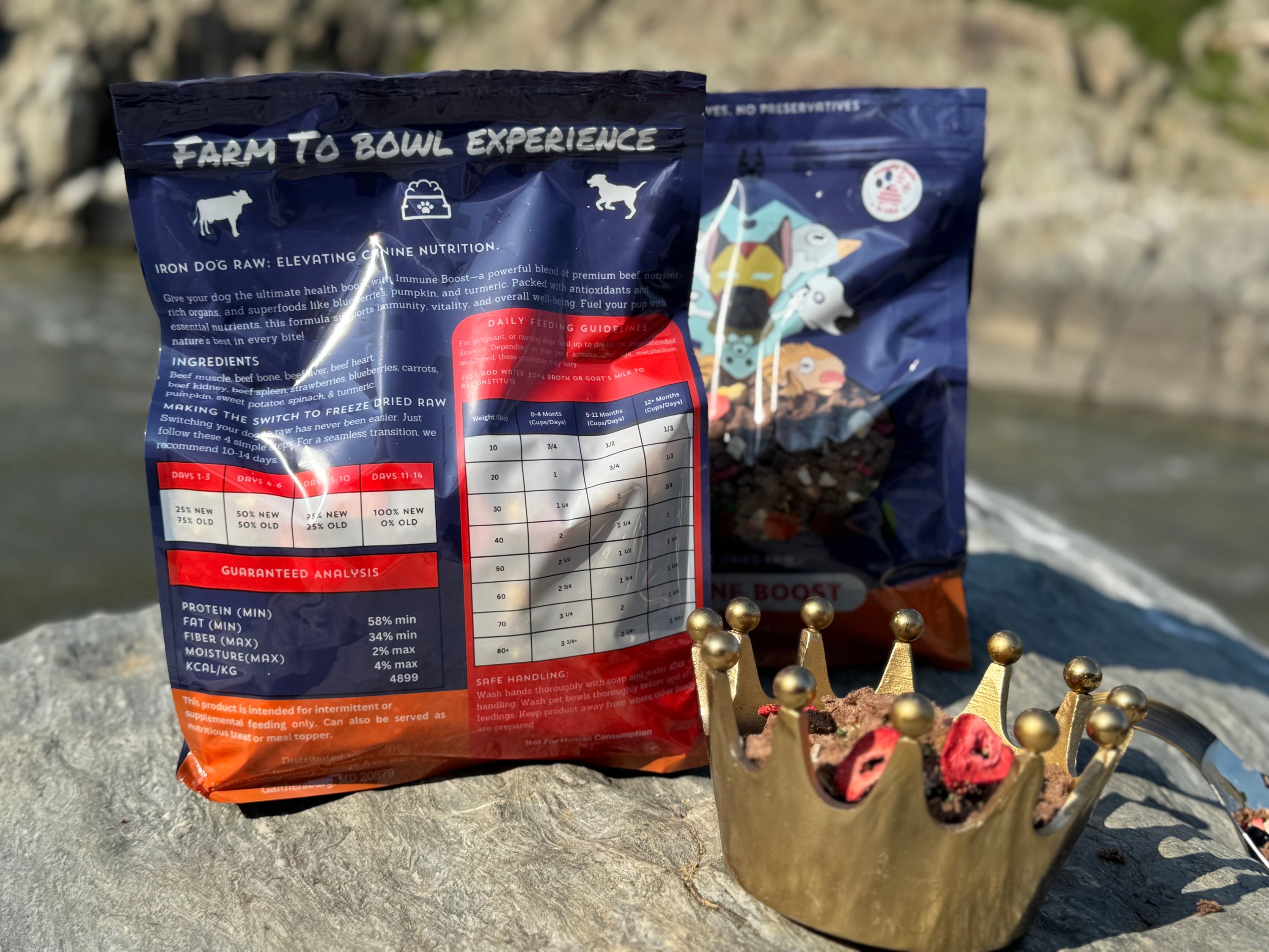 Freeze Dried Raw Dog Food - Immune Boost (Small Batch)